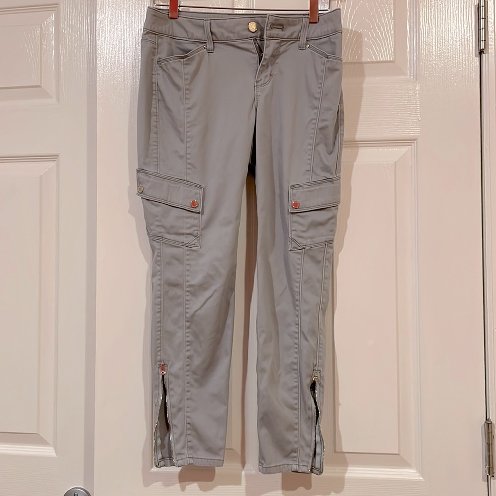 White House Black Market skinny ankle cargo pants